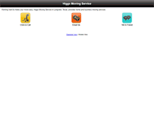 Tablet Screenshot of higgsmovingservice.com